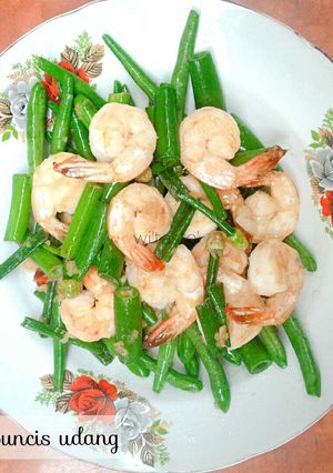 Foto resep Cah buncis udang