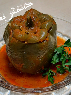 عکسی از دستور دلمه با فلفل دلمه ای🫑