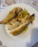 Coda di rospo in forno (Rana pescatrice)