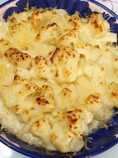 Una foto de Coliflor gratinada con bechamel