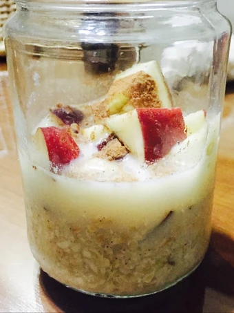 Cara Gampang Membikin Resep  Overnight Apple Cinnamon Oats yang Bisa Manjain Lidah, Enak Banget