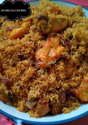 Foto resep Serundeng Kelapa Ayam Manis