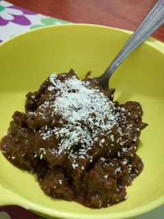 Una foto de Postre helado de calabaza, cacao y canela 😋