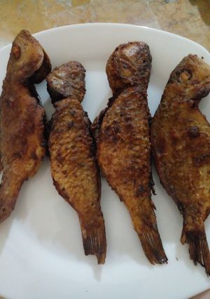 صورة لوصفة سمك مقلي