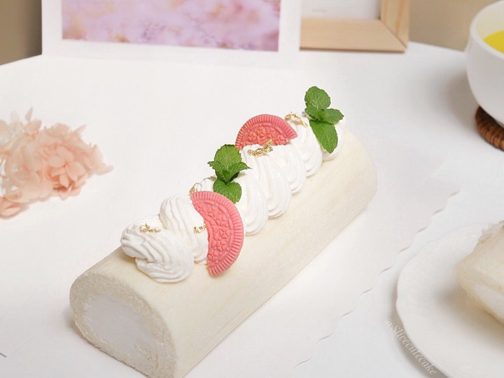 Resep Yogurt Snow White Roll Cake / Bolu Gulung Putih Telur yang Bikin Ngiler