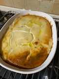 Parmigiana di zucchine in bianco