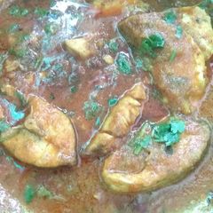 A picture of Fish curry.