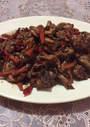 Foto resep Ayam Lada Hitam