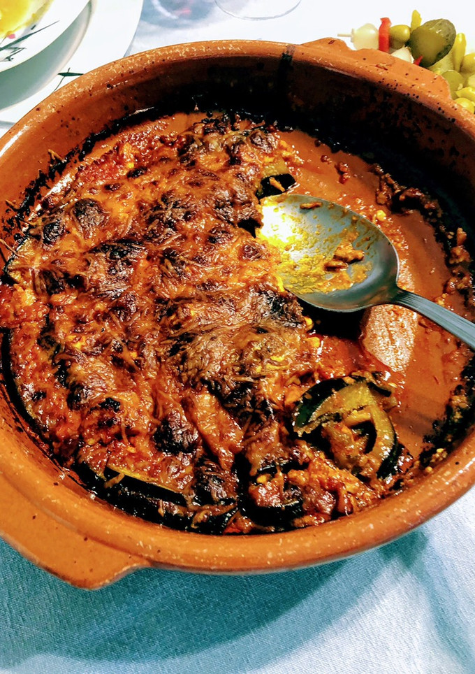 Una foto de Lasaña de berenjenas y atún