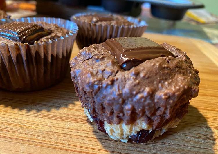 Muffins Choco-cranberries