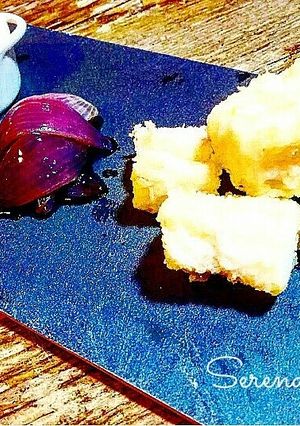 Foto di Baccalà con cipolle caramellate