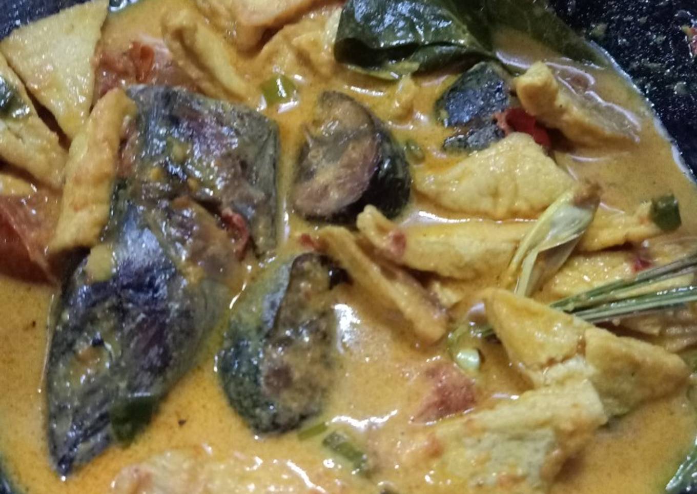Resep Tongkol kuah santan kuning, Bikin Ngiler