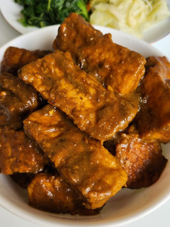 Foto resep Bacem Tempe Tahu Sisa Bumbu Ungkep Ayam