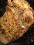 Garlic ranch pork steaks