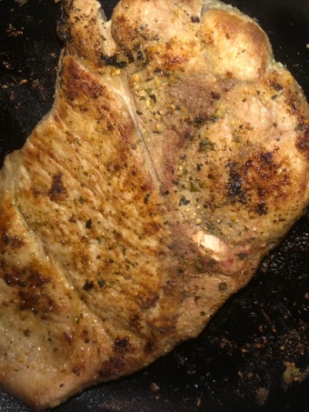 Easy Steps to Make Recipe Garlic ranch pork steaks that is  Makes Drooling, Delicious}