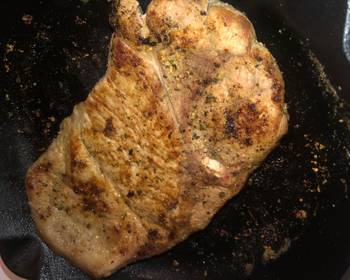 Popular Cuisine Garlic ranch pork steaks Delicious Nutritious