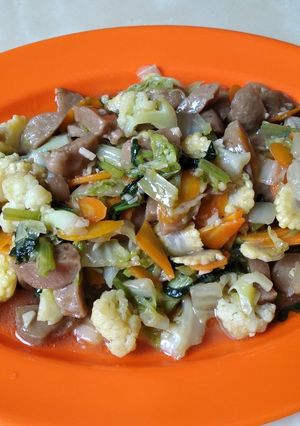 Foto resep Capcay Bakso Simple