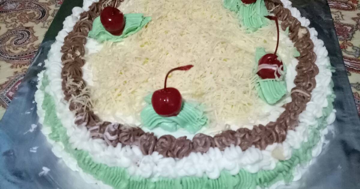 Resep Kue ulang tahun paling sederhana oleh dwi - Cookpad