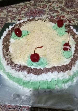 Foto resep Kue ulang tahun paling sederhana