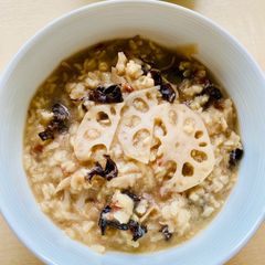Comforting Lotus Root Congee A picture of Comforting Lotus Root Congee.