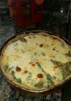 Una foto de Tarta de brócoli- MASA CASERA