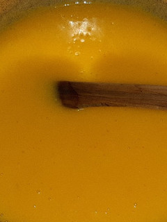 A picture of Pototo carrot soup.