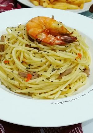 Foto resep Spaghetti Aglio Olio