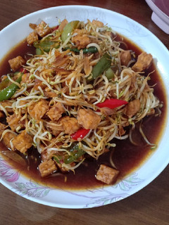 Foto resep Tumis tauge tempe kecap pedas