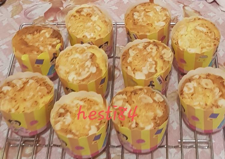 Resep: Bolu Hongkong Keju Almond Super Lembut Kekinian