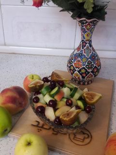 عکسی از دستور سالاد میوه
