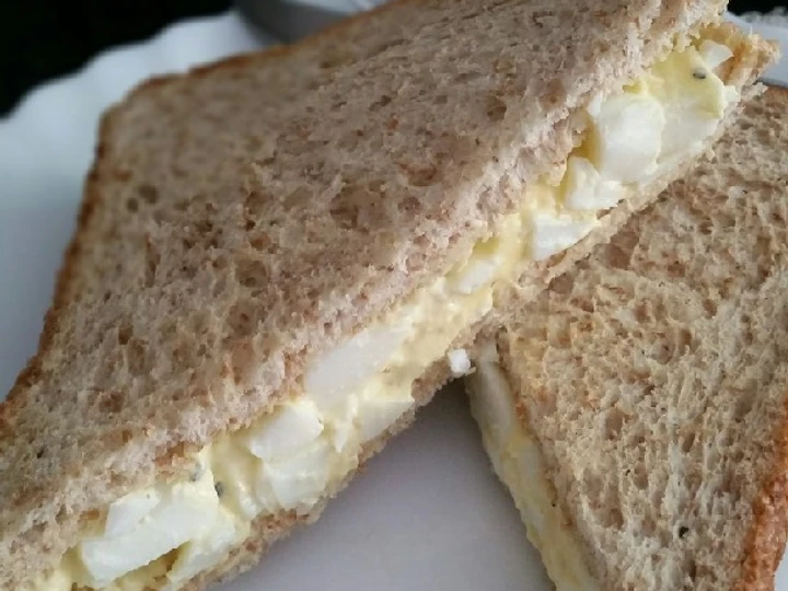 Langkah Mudah untuk Membuat Resep Sandwich telur mayonaise yang Bisa Manjain Lidah Anti Ribet, Mantap Sekali