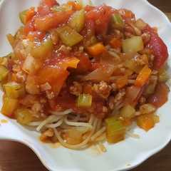 新鮮茄肉醬意粉-レシピのメイン写真