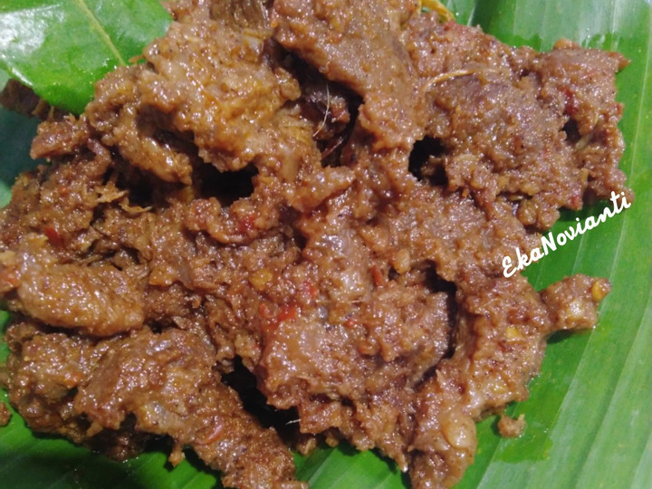 Anti Ribet, Bikin Rendang daging sapi kelapa sangrai Murah