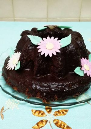 Una foto de Pastel de chocolate