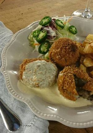 Borjúláb rántva recept fotója