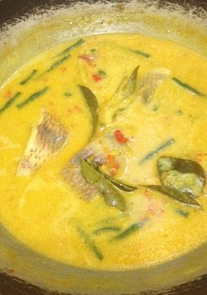 Foto resep Gule ikan kacang panjang