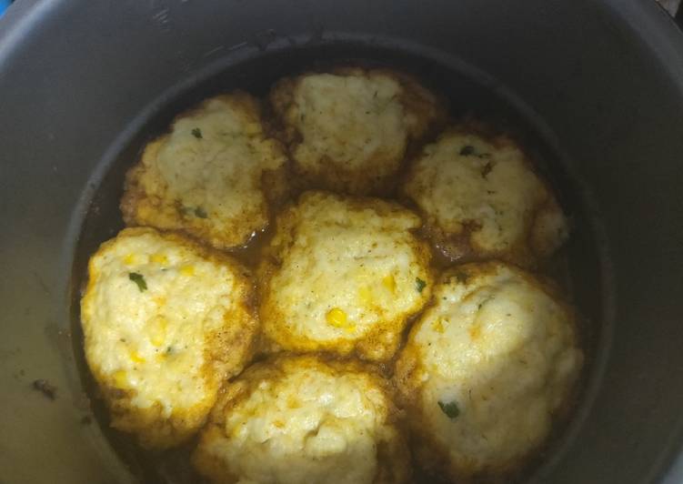 Recipe of Perfect Instapot Poor Man Chili with Corn Dumplings