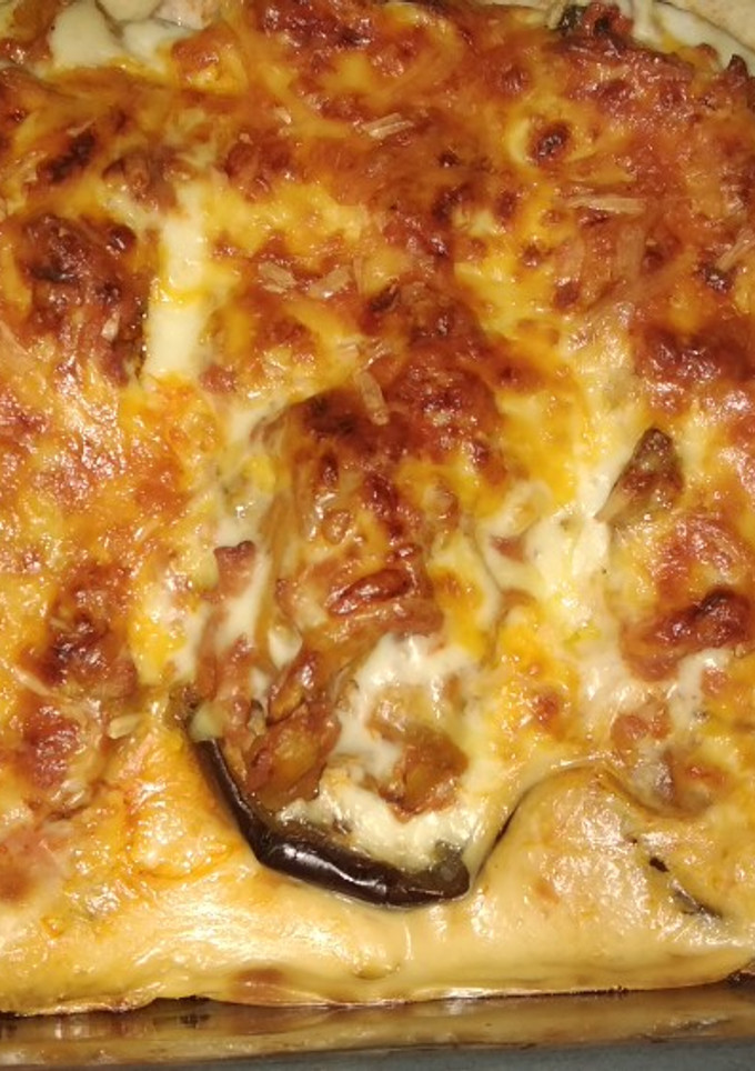 Una foto de Berenjenas Rellenas de carne