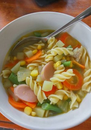 Foto resep Fusilli soup