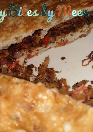 A picture of Meen's Egg Burrito.