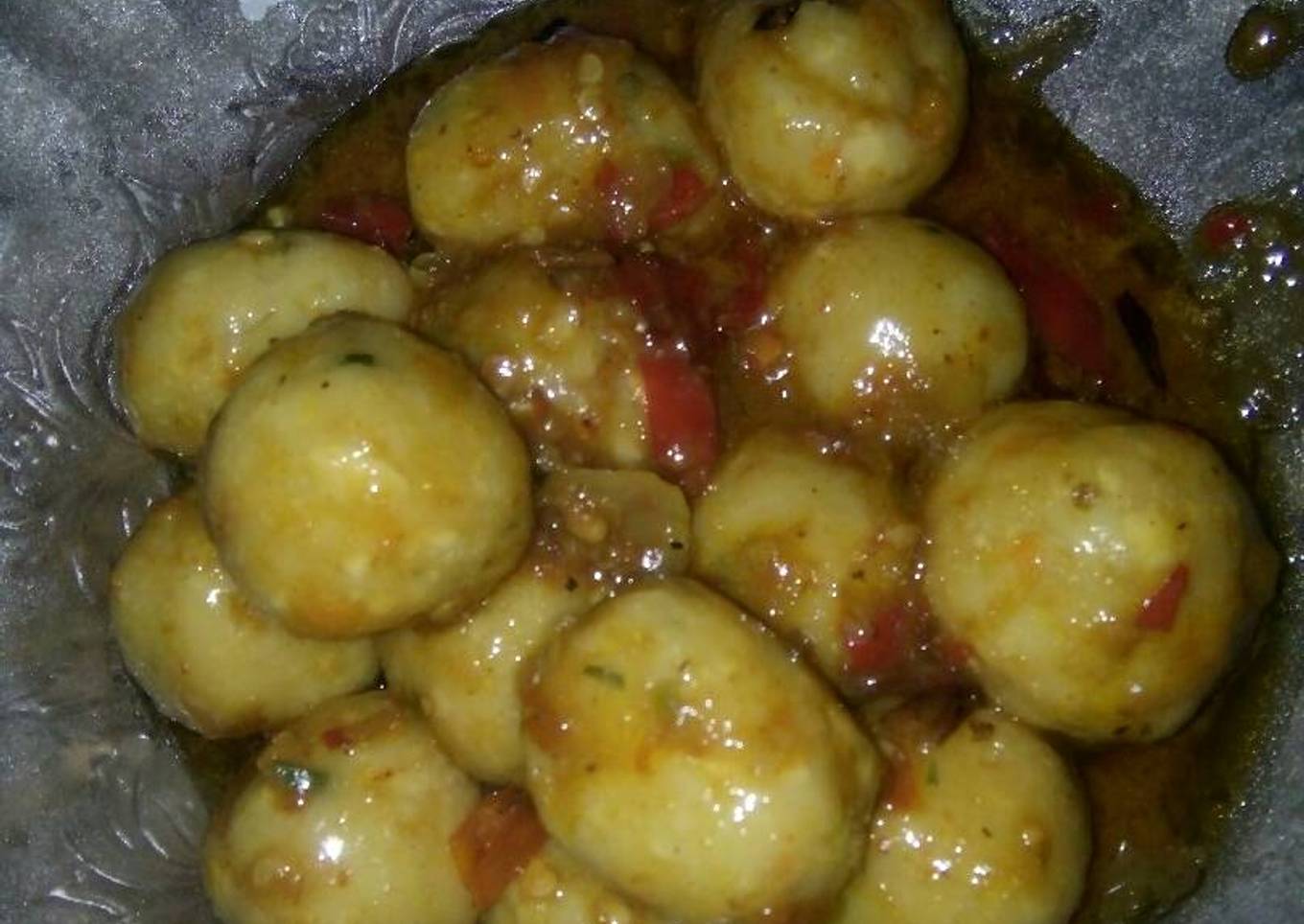Cara Gampang Menyiapkan Bakso tempe bumbu balado ala bunda aqila 👶,
Bisa Manjain Lidah
