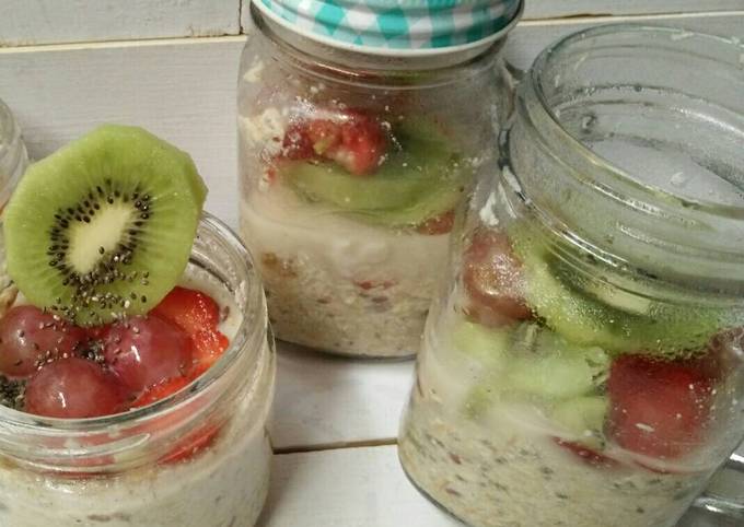 Resep Fruity Overnight Oats Anti Gagal