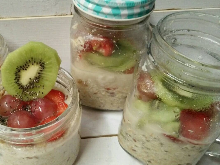 Cara Simple Menyiapkan Resep  Fruity Overnight Oats yang Sempurna, Menggugah Selera