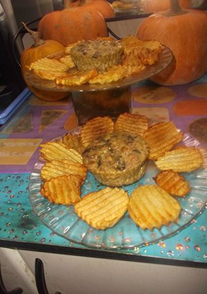 Una foto de Tortilla de espárragos con patatas fritas