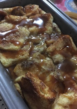 Foto resep Banana Caramel Bread Pudding