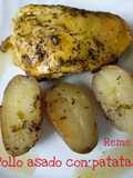Slow Cooker Roast Chicken with Potatoes