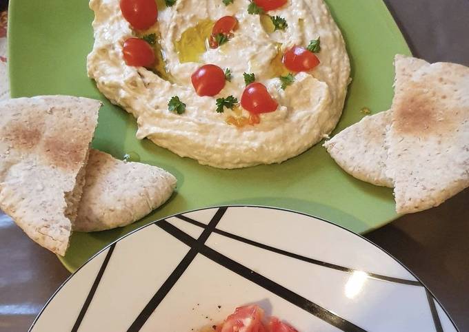 Houmous maison au poivron