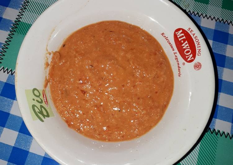 Sambal Lamongan (dengan kacang mede)