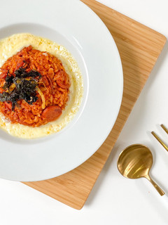 Foto resep Kimchi Bokkeumbap 김치볶음밥 | Nasi Goreng Kimchi | Halal & No Gochujang