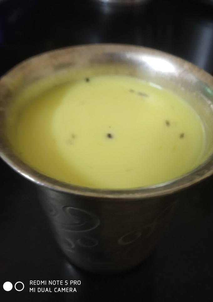 மஞ்சள் மிளகு பால் செய்முறை முக்கிய புகைப்படம்